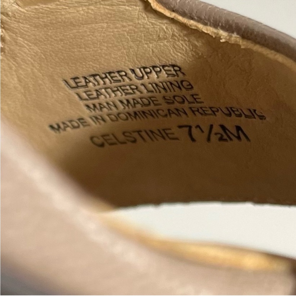 Nurture Open-toe Leather Shoes - Picture 9 of 10